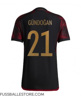 Günstige Deutschland Ilkay Gundogan #21 Auswärtstrikot WM 2022 Kurzarm